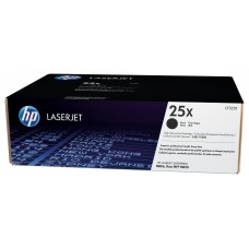 خرطوشة حبر ليزر اسود اتش بى HP 25X اصلى - (خرطوشة ليزر CF325X)